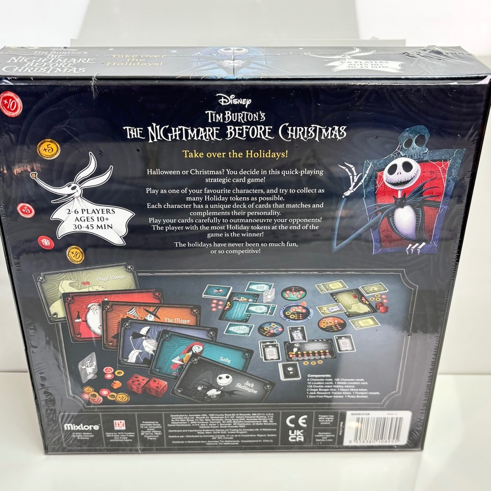 Disney Game‎ Nightmare Before Christmas Take Over the Holidays Strategy Game NEW - Picture 5 of 6